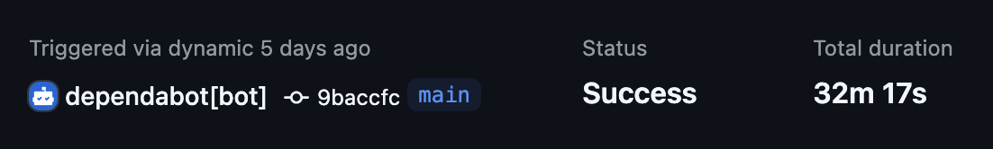 Long Dependabot Run Long Dependabot Run